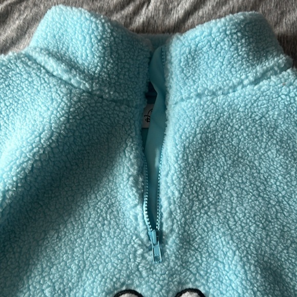 NWOT Disney Quarter Zip Sherpa - Picture 3 of 7